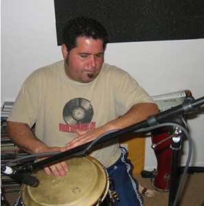 Percussion player Michito Sanchez on the Gratitude album by Soren Reiff